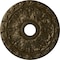Ekena Millwork Spring Leaf Ceiling Medallion (Fits Canopies up to 5 5/8"), 19 7/8"OD x 3 5/8"ID x 1 1/4"P, Brass CM19SPBRS - alternate 1